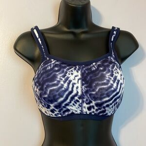 Natori Blue White Tie Dye Bra size 34C